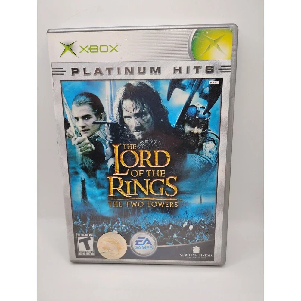 Lord of the Rings: The Two Towers Complete Platinum Original Xbox Game - Tested
